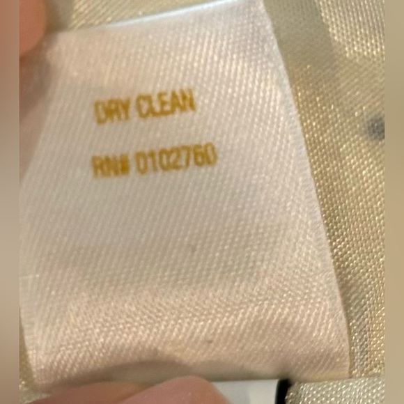 Kate Spade Cream & Black Polka Dot Ruffle Blouse  Size Medium - Picture 7 of 9